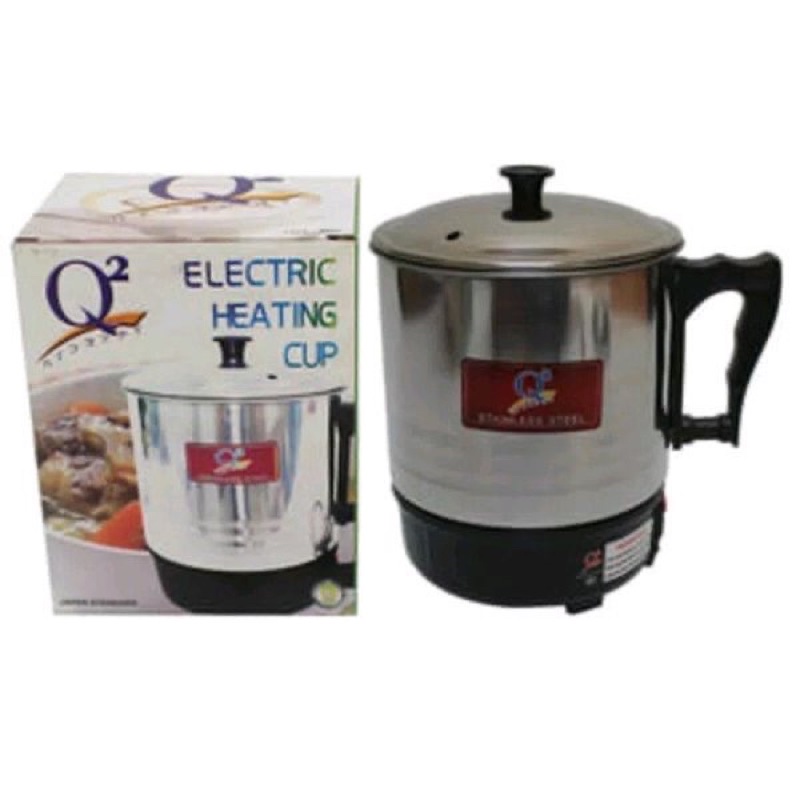 Termurah Mug Elektrik Q2 Pemanas Air Stainless Elektrik Heating Teko Listrik