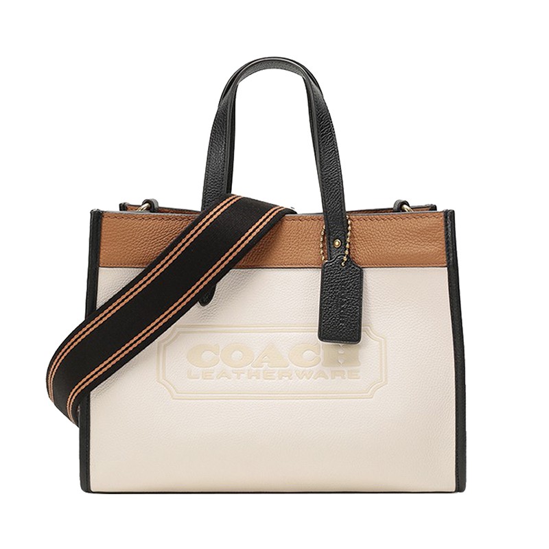 COACH Tas WanitaTas Tote tas kulit sapi asli  Tas Tote tas pundak Kapasitas tinggi Ukuran: 30cm  x 2