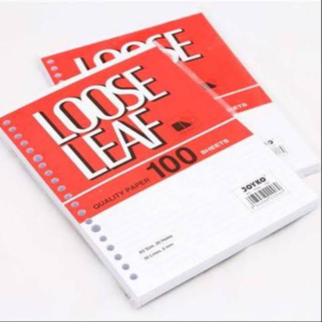 

LOOSE LEAF UK.A5 JOYKO ISI 100 LEMBAR