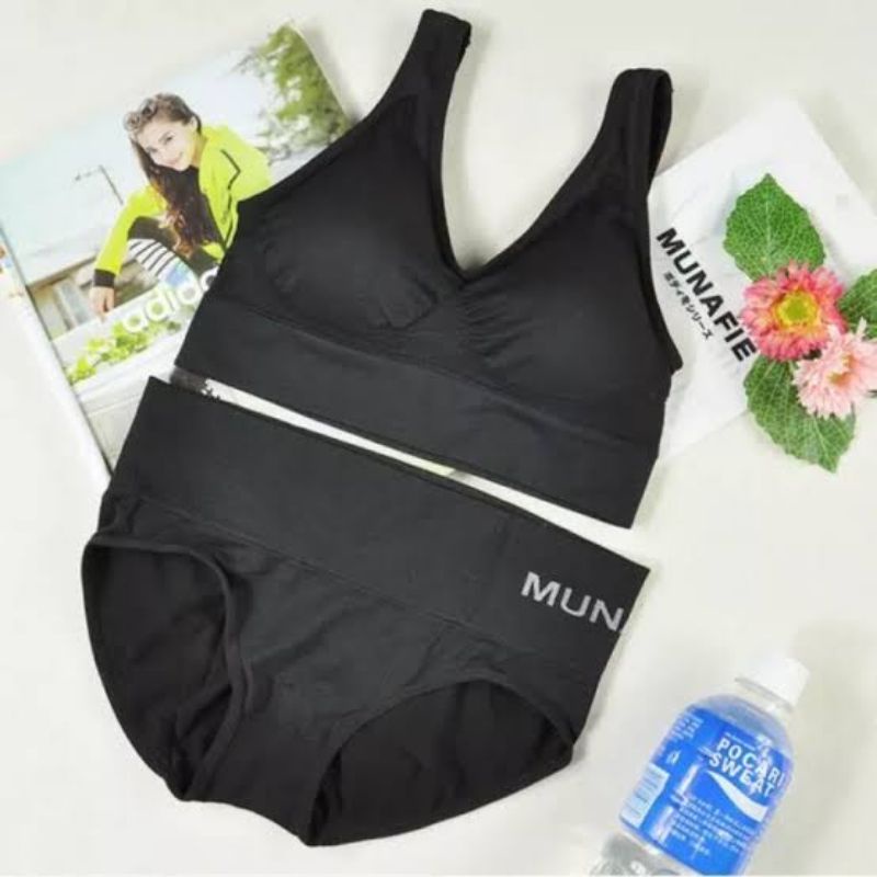 Munafie Bra Set (1 Set Terdiri Dari : 1 Bra + 1 Celana Dalam)