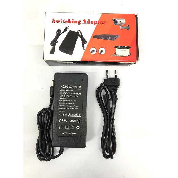 Adapter DC 12V 5A (Adaptor 12V 5A)