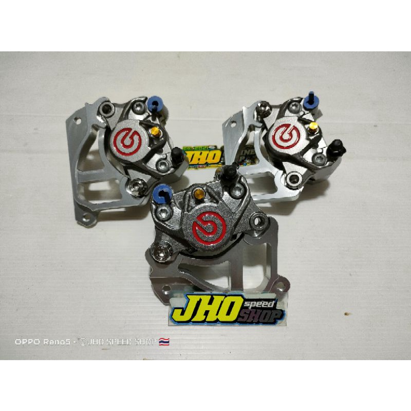 PAKETAN KALIPER BREMBO 2P PLUS BREKET ORI THAILAND UKURAN 260MM BEAT VARIO MIO SCOOPY FINO