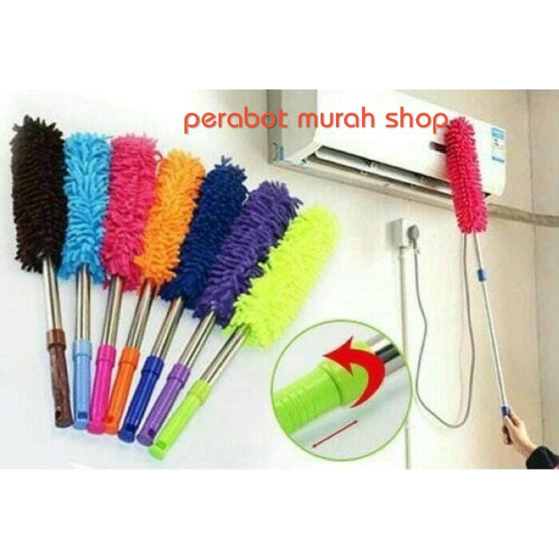 kemoceng microfiber/kemoceng dipanjangkan dan dipendekkan/kemoceng cendol tongkat/kemoceng mobil/kem