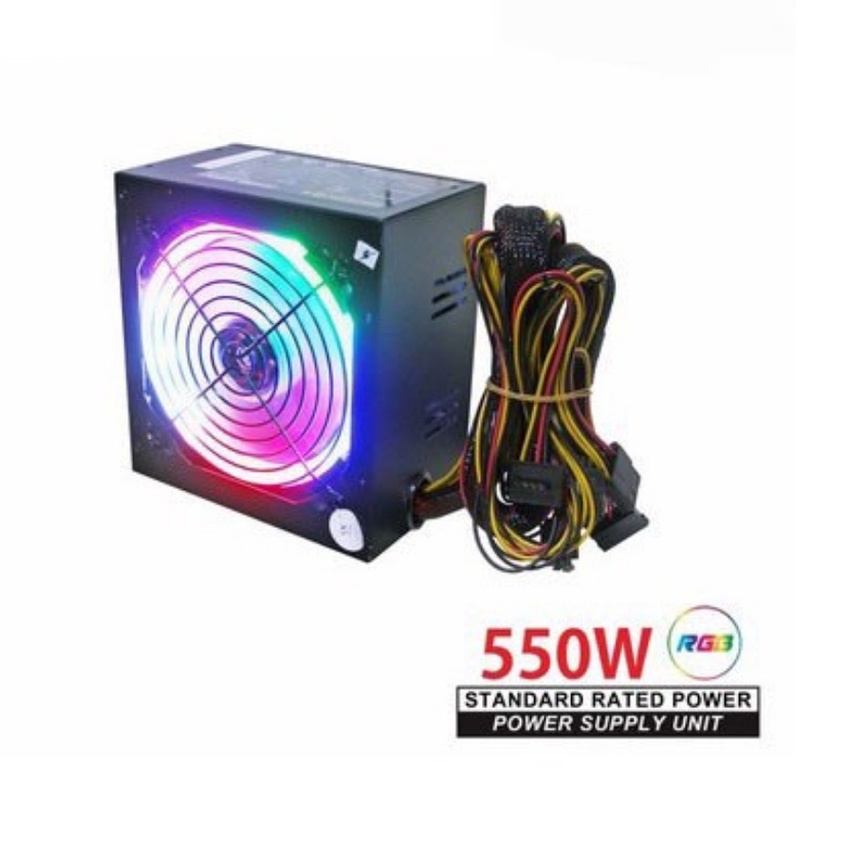 Trend-Power Supply PSU Gaming Imperion P500 550W LED VGA 6 PIN RGB