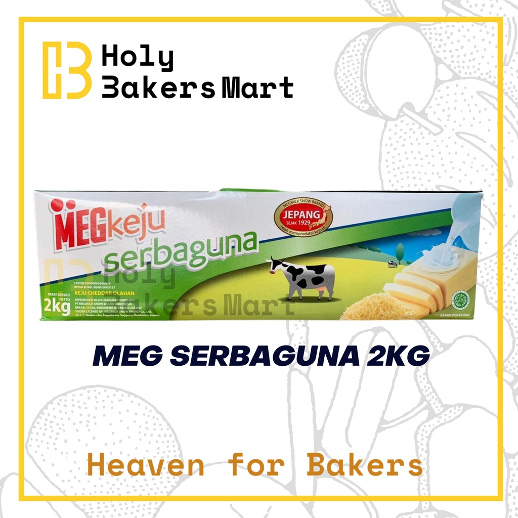 Meg Serbaguna 2KG / Keju Meg Serbaguna 2KG / Keju Meg 2KG / Meg 2KG / Meg Cheddar 2KG / Keju Meg Che