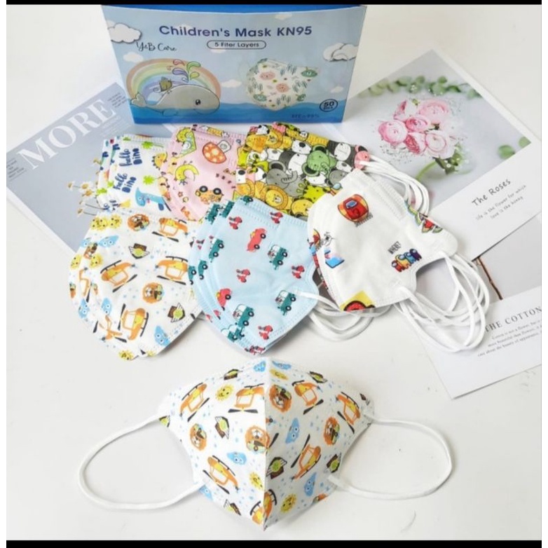 masker KN95 pro anak 10pcs