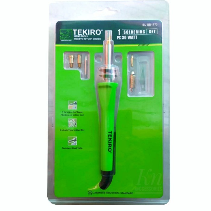 TEKIRO SOLDERING SET 30 watt Tekiro SOLDER SET 3 FUNGSI 30W EL-SD1773