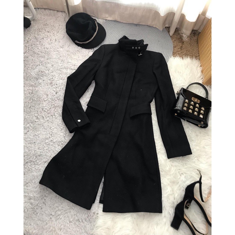 SALE PRELOVED ZARA Black Coat 100% ORIGINAL UANG KEMBALI mengandung blazer