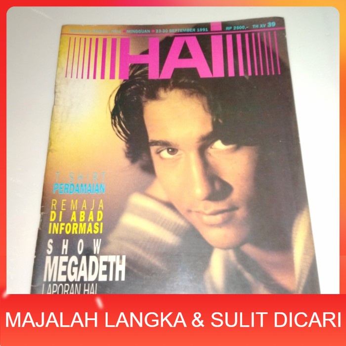 Majalah HAI No.39 Sep 1991 BUCEK DEPP (RARE ITEM) Langka