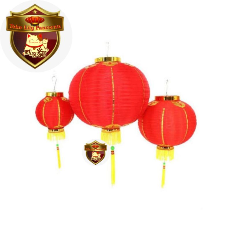 Lampion Parasut / Lampion Lipat Polos / Chinese Lantern