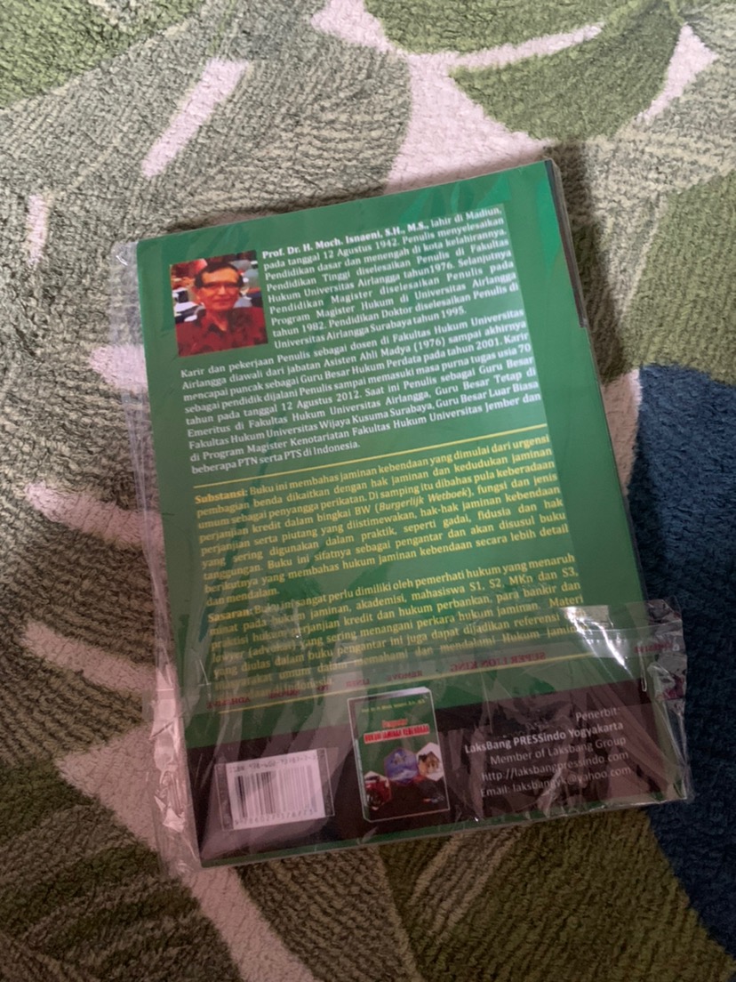 Pengantar Hukum Jaminan Kebendaan