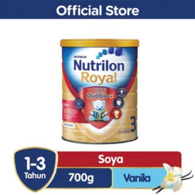 NUTRILON Royal Soya 3 Acti Duobio Susu Kebutuhan Khusus - 700 gr - Vanila