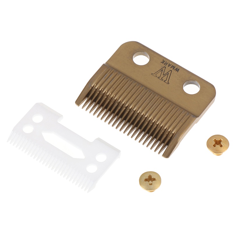 &lt; E2id &amp; &gt; 1 Set Alat Cukur Rambut Dengan Pisau Keramik Warna Emas