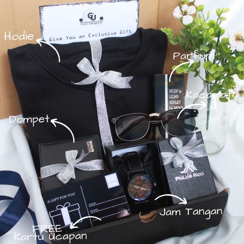 Man Gift Box Aesthetic/Kado Cowok/Birthday/Graduation