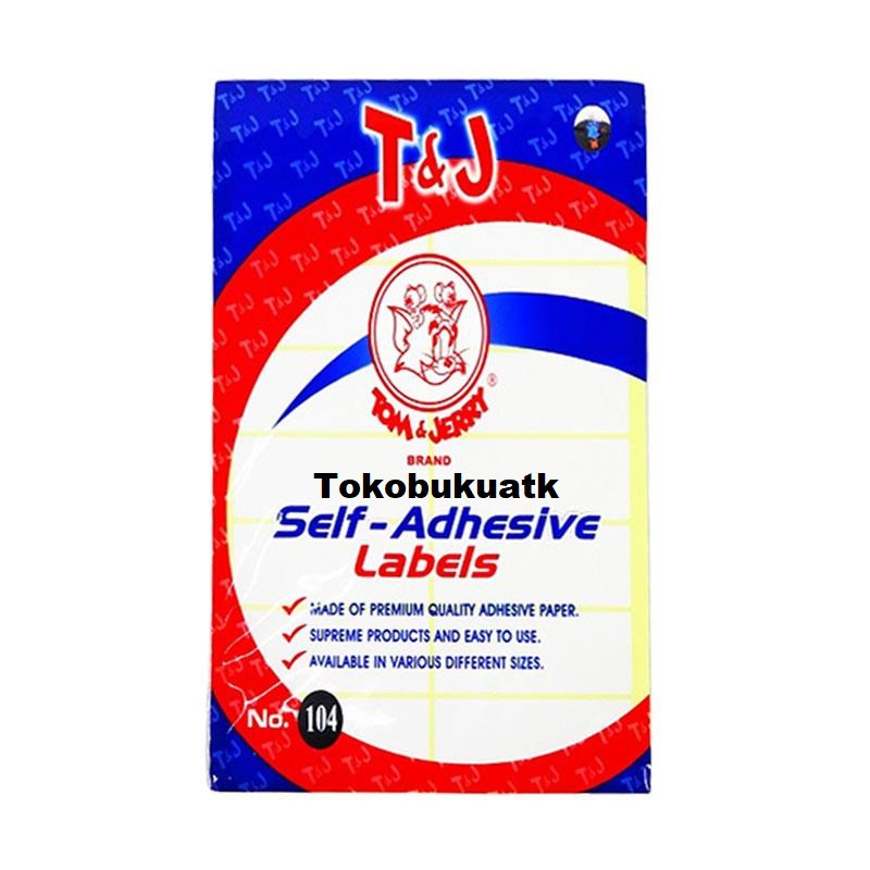 

Label Tom & Jerry No.104 - 112 putih