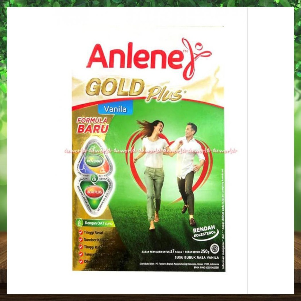 

ANLENE GOLD VANILA SUSU ANLINE SUSU TINGGI KALSIUM UNTUK USIA 51+ 250G