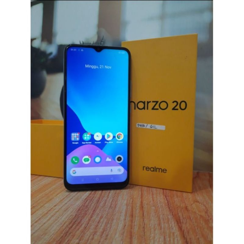 REALME NARZO 20 (4/64) SECOND FULLSET