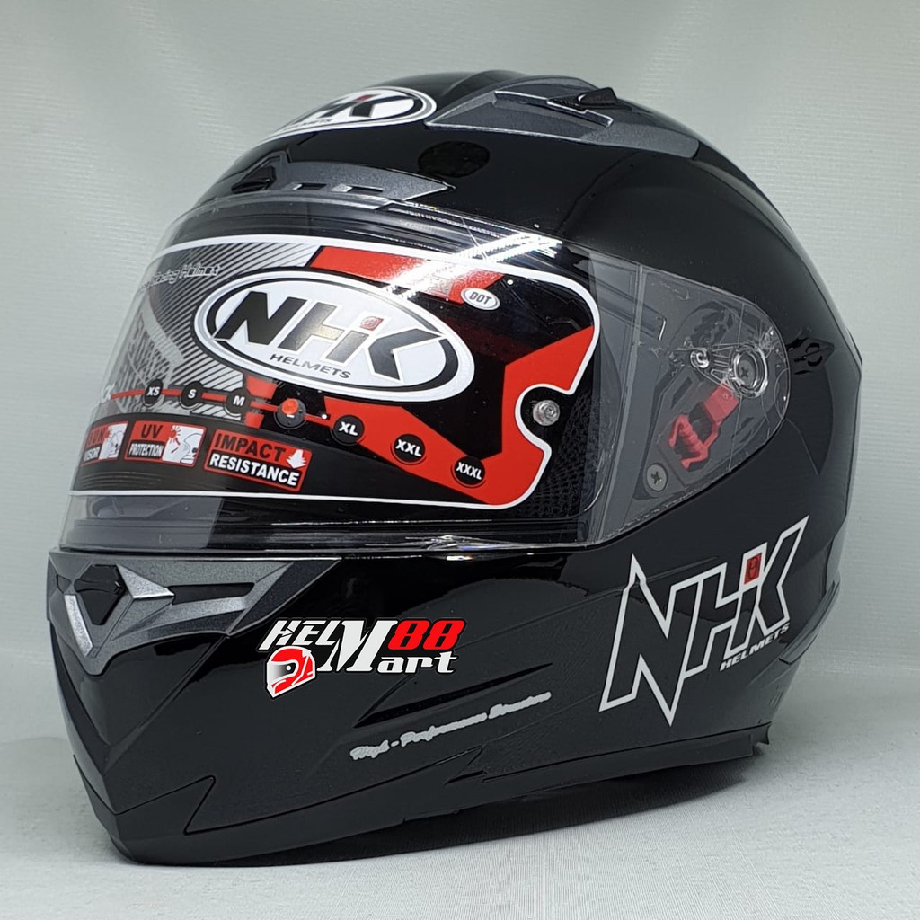 NHK RX9 Crusader Solid Helm Fullface Pinlock Ready RX 9 RX NHK RX9 Crusader Solid Helm Fullface Pinlock Ready RX 9 RX