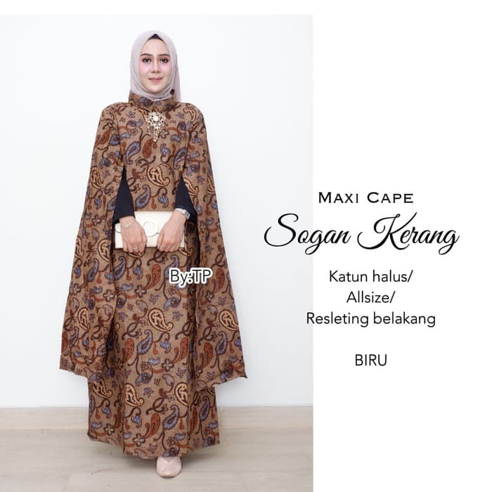 sogan cape new cape update stok cape dress batik sogan cape murah Murah