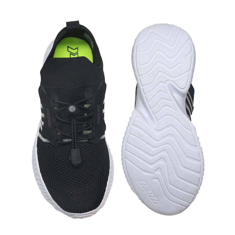 Precise Flexnit Venom JT Sepatu Sekolah Anak - Hitam/Putih