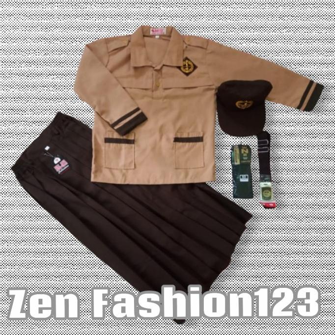 SET SERAGAM PRAMUKA SIAGA SD PEREMPUAN PANJANG