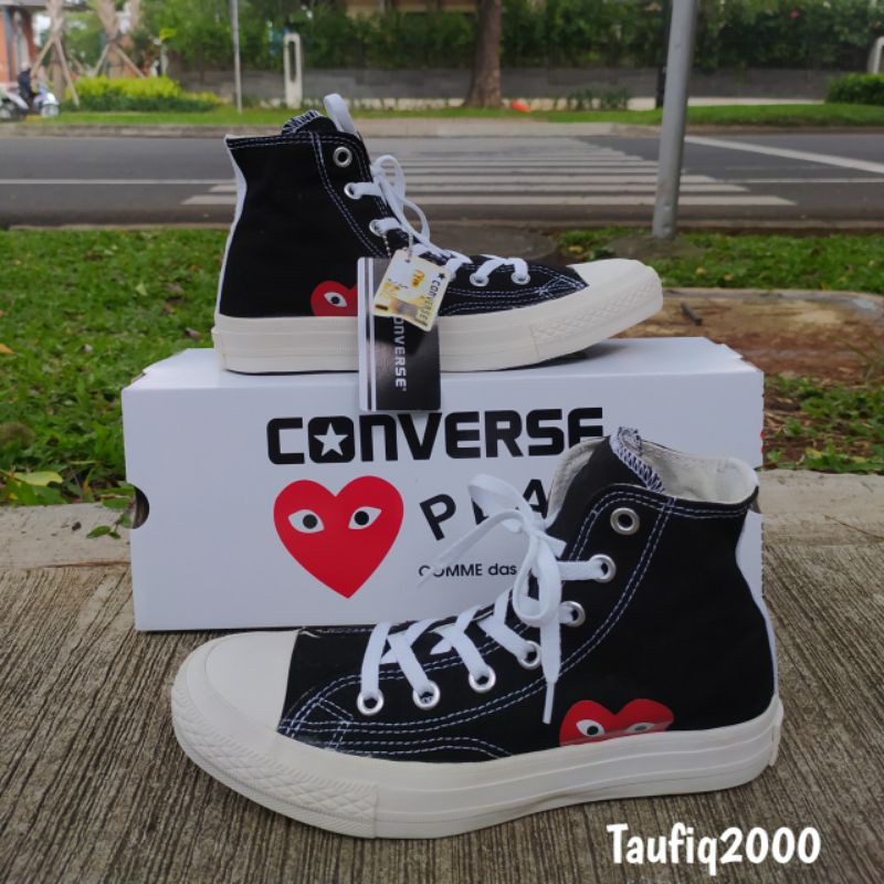 TERMURAH!! Sepatu Converse All Star 70s CDG PLAY PREMIUM Pendek/Tinggi Made In Vietnam