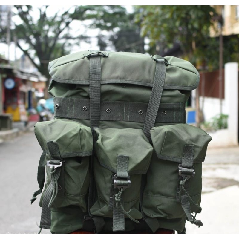 TAS RANSEL KOREA HIJAU STANDAR TNI/TAS TEMPUR RPB HIJAU ARMY/TAS RANSEL KOREA JATAH TNI AD