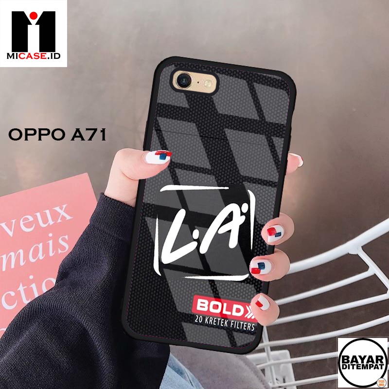 Case OPPO A71 - Casing OPPO A71 Fashion Case Terbaru 2022 MI.CASE [ ROKO ] Soft Case Glass OPPO A71 