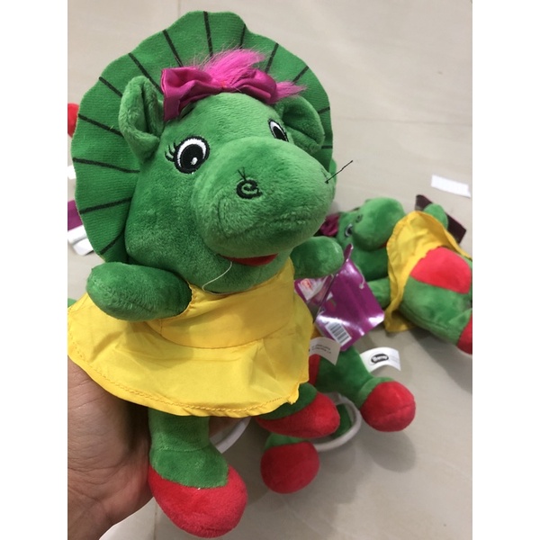 boneka tarik musik barney FisherPrice