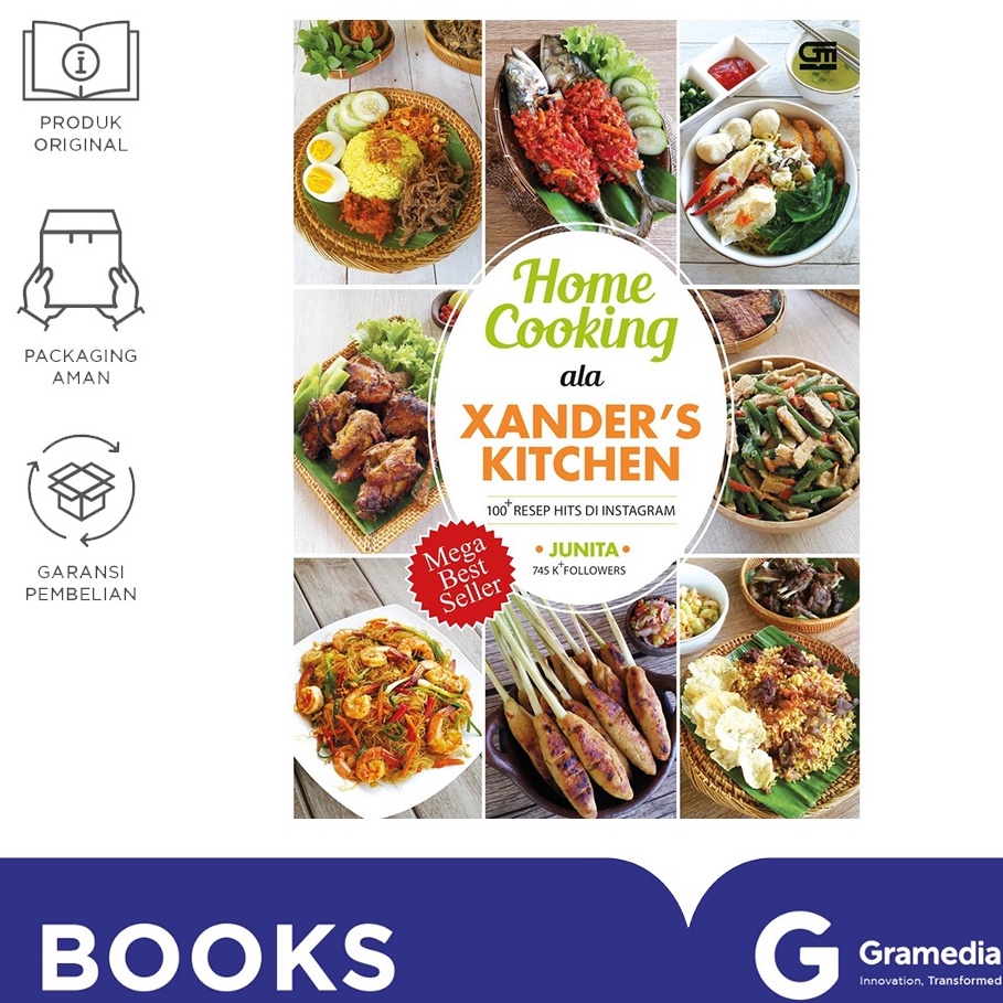 Home Cooking ala Xander's Kitchen: 100 Resep Hits di Instagram (Junita)-1