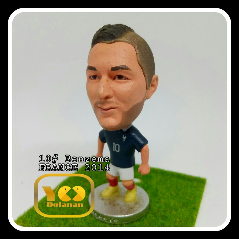 10# BENZEMA - PRANCIS 2014 KODOTO SOCCERWE FIGURE PEMAIN BOLA