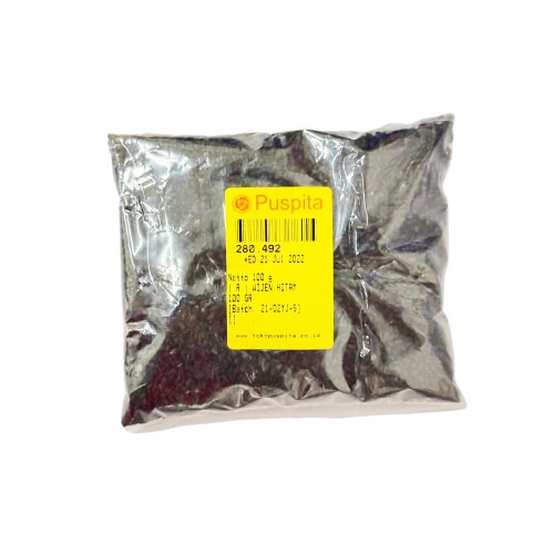 

Wijen Hitam Repack 100g - 250g