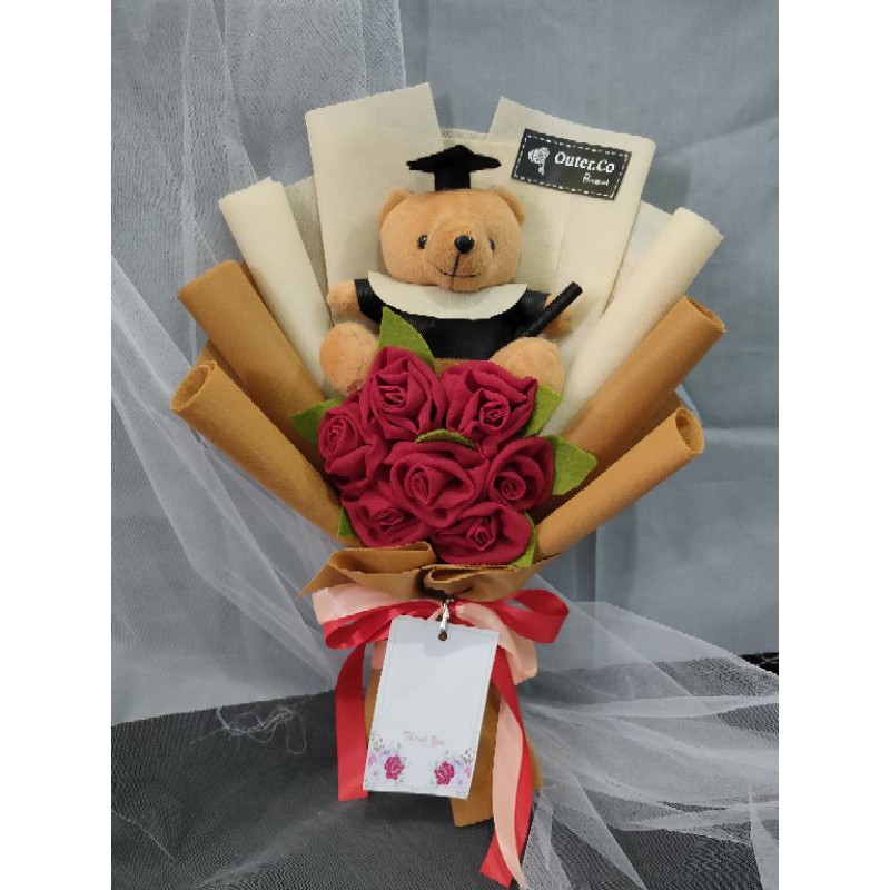 Buket Hijab/Buket Jilbab/Buket Wisuda/Buket Bunga