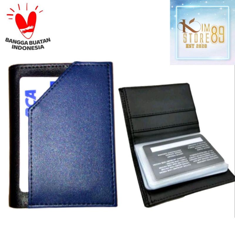 Dompet Kartu Nama Card Holder Pria Wanita - Kombinasi