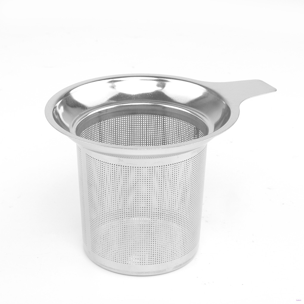 [READY STOCK] Tea Strainers Tea Leaves Separator Funnel Round Edge Single-Wire Mesh Filter Stainless Steel