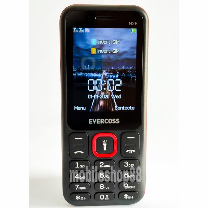 EVERCOSS N2E - LAYAR 2.4 INCH- RADIO TANPA HEADSET