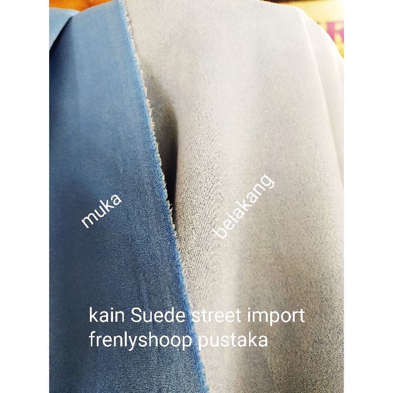 Kain Suede Street Tebal Bahan Suede Melar Import Tebal Shopee Indonesia