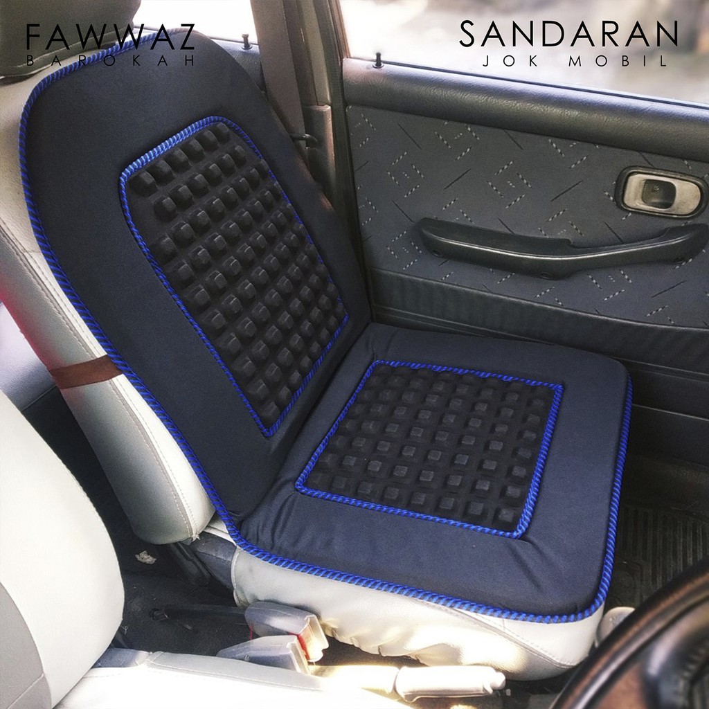 NEW Cover jok Sandaran jok mobil universal senderan tatakan jok kursi bangku mobil hitam