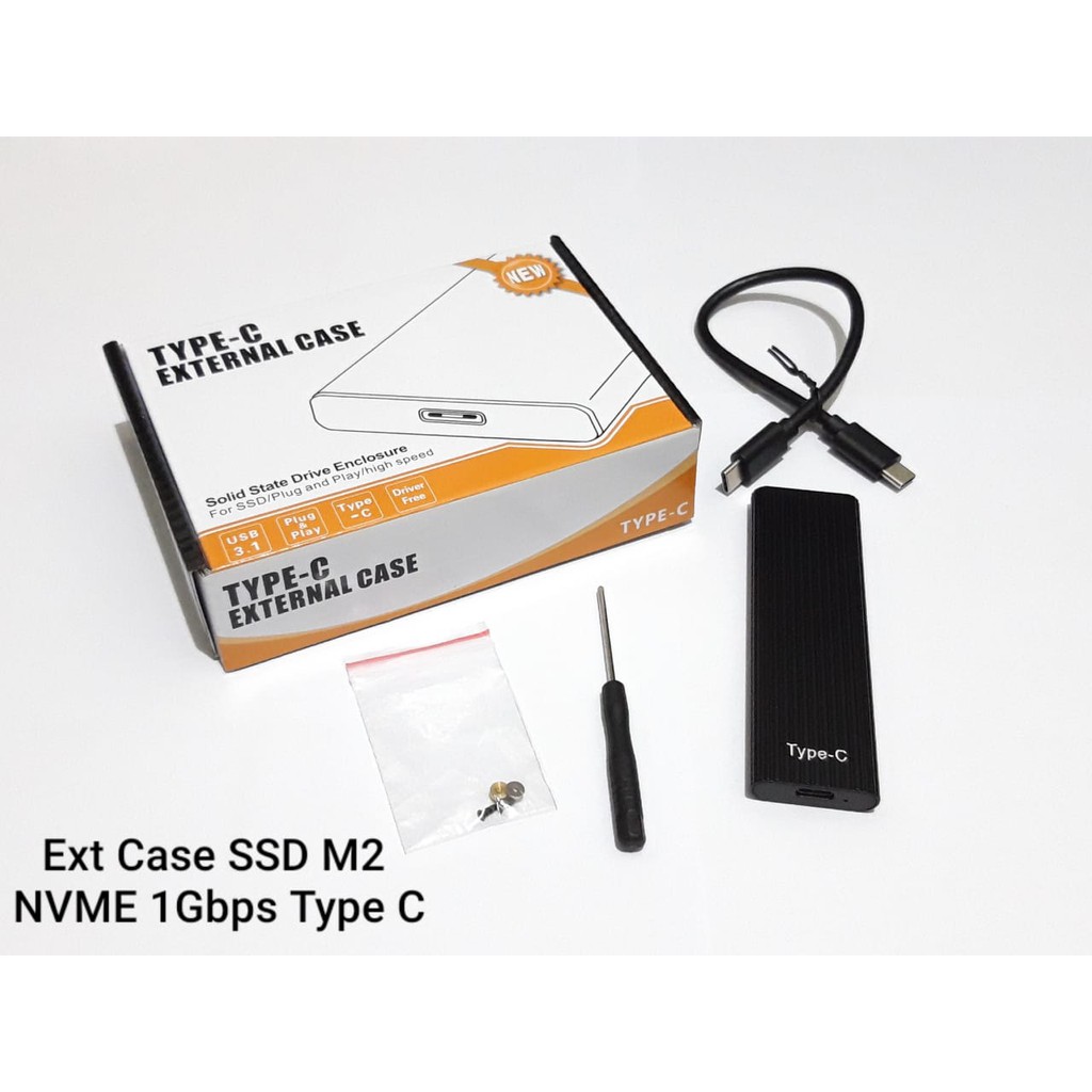 Casing SSD M2 External (kabel USB Type C)