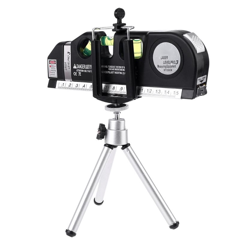 Zzzx Alat Pengukur Level Laser 2 Garis Multifungsi Dengan Tripod