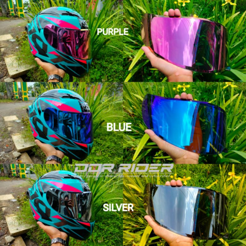 FLAT VISOR KYT VENDETTA FALCON | KACA FLAT KYT FALCON / VENDETTA