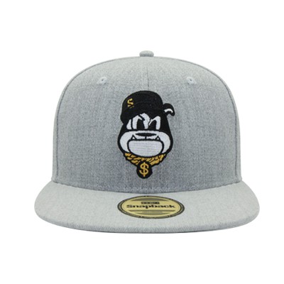 Topi Import Dewasa Snapback Bulldog - Grey