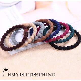  Ikat Rambut Elastis  Hair Ties Warna warni Korea Wanita 