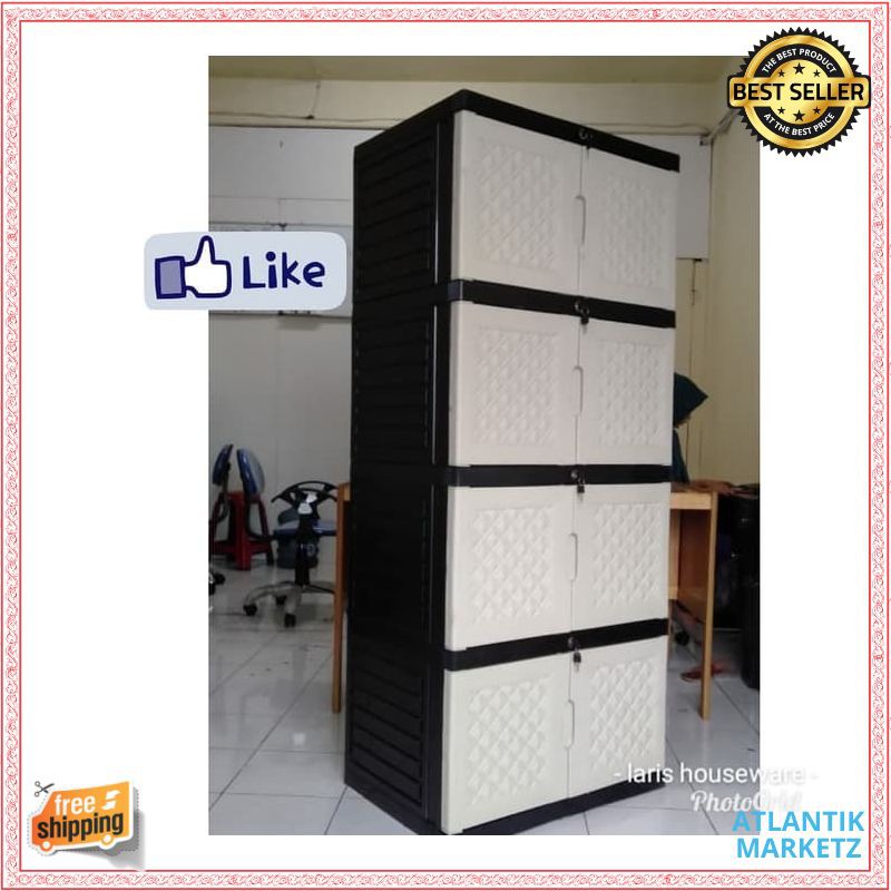 lemari susun 4 hexa JUMBO