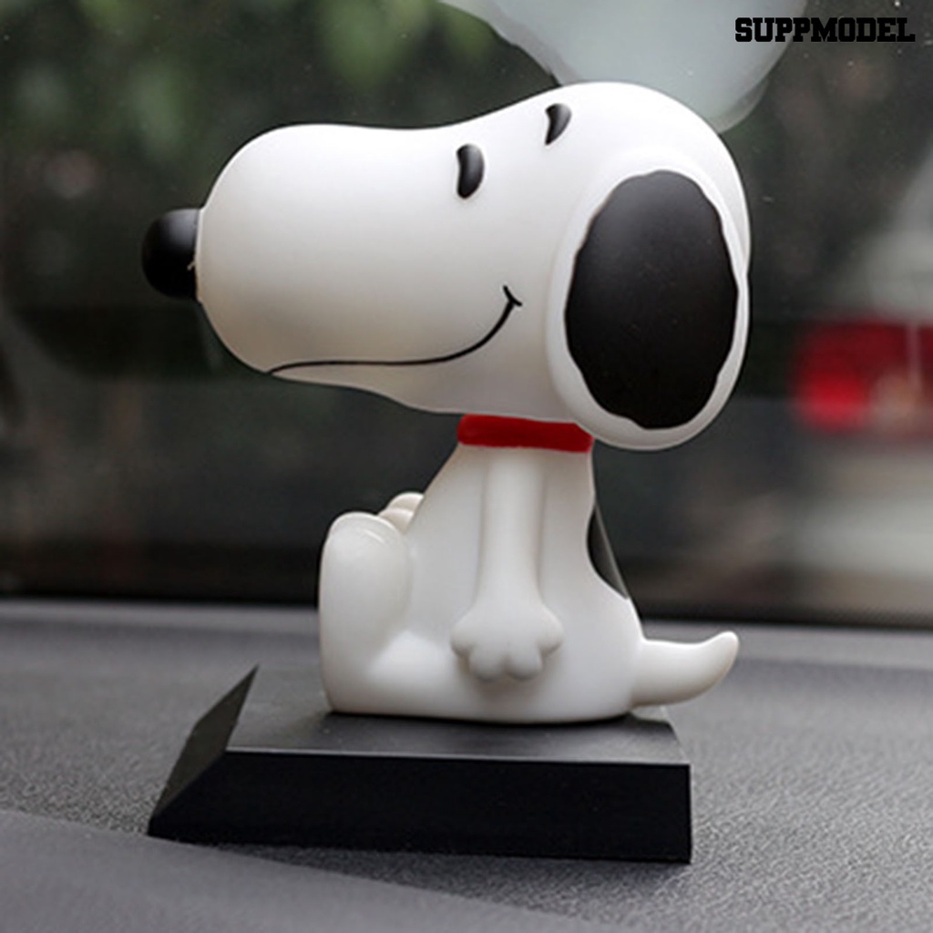 Boneka Kartun Snoopy Kepala Goyang Untuk Dekorasi Interior Mobil
