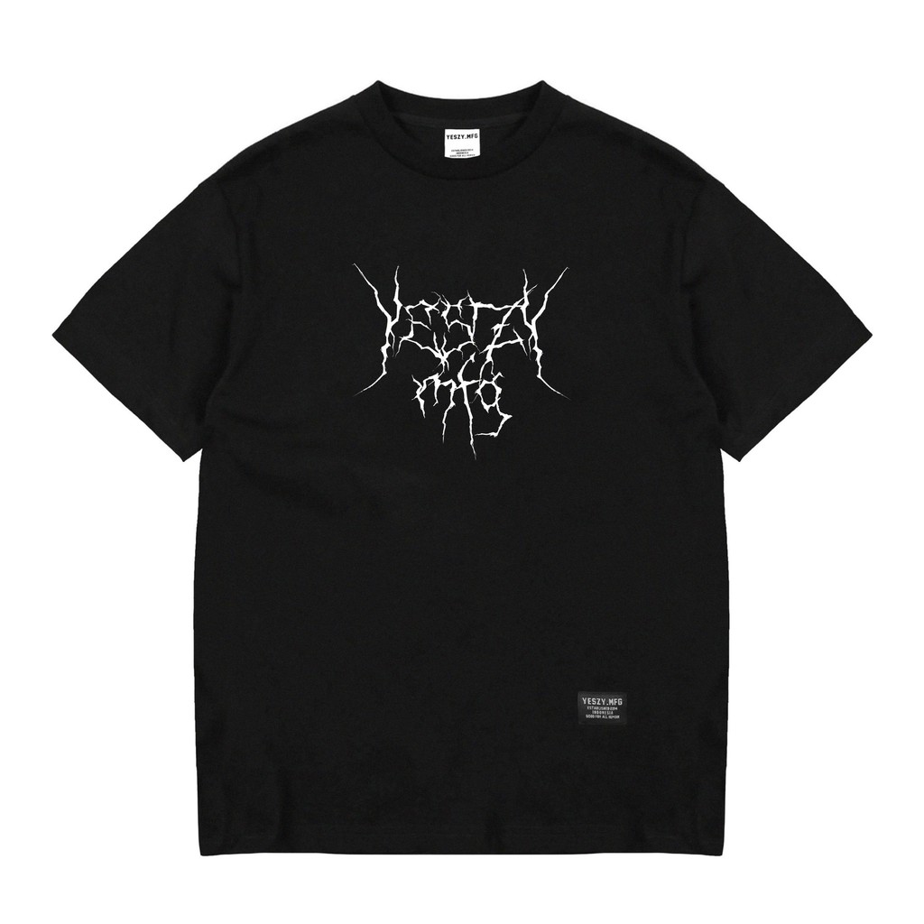 YESZY.MFG Tshirt Black Revenge  F. White