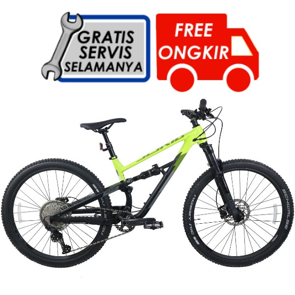 Sepeda MTB | Sepeda Polygon Siskiu D7 27.5 - HIJAU HITAM S