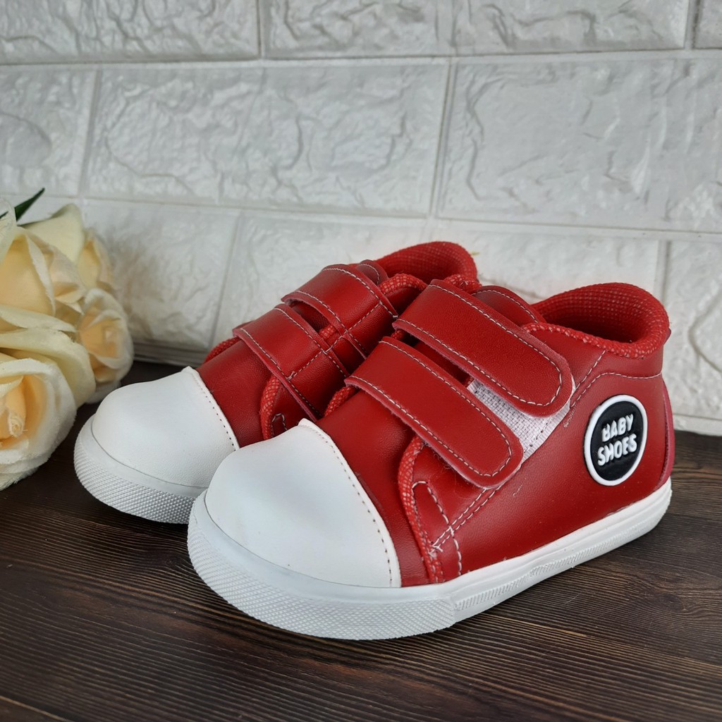 [TAMAN SEPATUKU] SEPATU TRENDY MURAH SNEAKER KARTUN BABY SHOES ANAK USIA 1 2 3 TAHUN FAX08