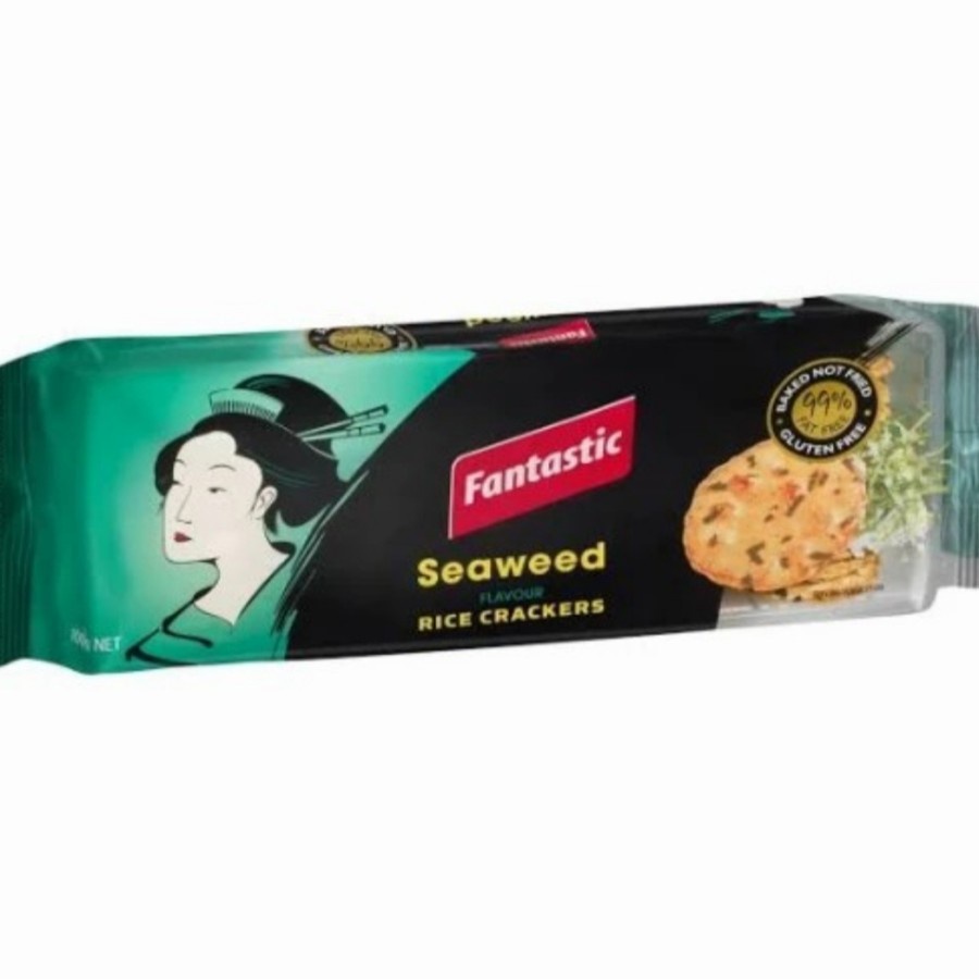 

FANTASTIC RICE CRACKERS SEAWEED 100 GR | BISKUIT