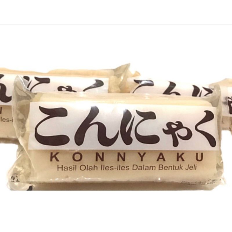 Konyaku shirataki blok cokelat